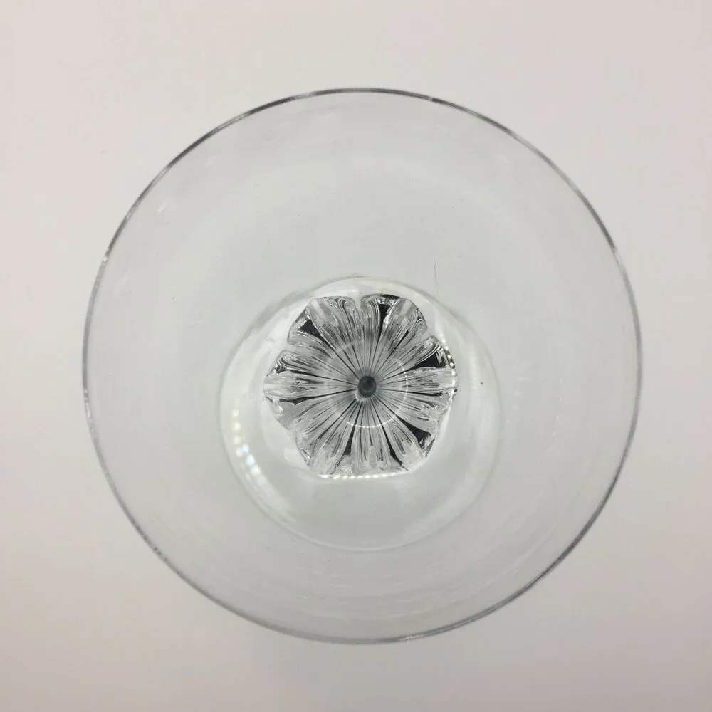 Belfor Crystal Exquisite Coupe Champagne Wine Glasses Stemware Set 2 Vintage